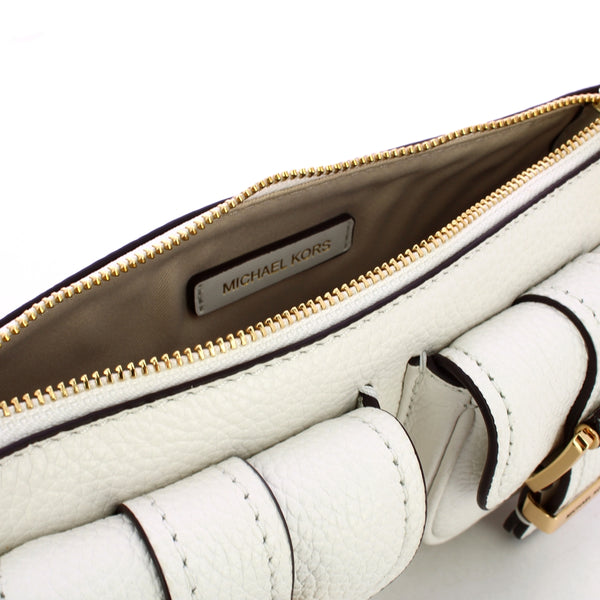Michael Kors - Borsetta a mano Zoey Optic White 32S5GZC | Italystation.com Shop Now at italystation.com