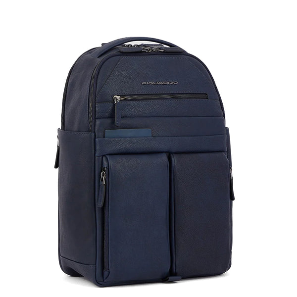 Piquadro - Paavo 15.6 Blu Laptop Backpack - CA6030S122 - BLU