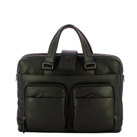 Piquadro - Ili 15.0 Nero2 Laptop Briefcase - OUTCA2849S86 - NERO2