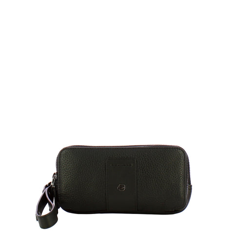 Piquadro - Case with 3 zippers Nero 2 - OUTAC2141S86 - NERO2