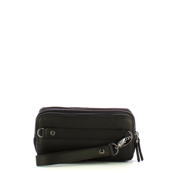 Piquadro - Case with 3 zippers Nero 2 - OUTAC2141S86 - NERO2