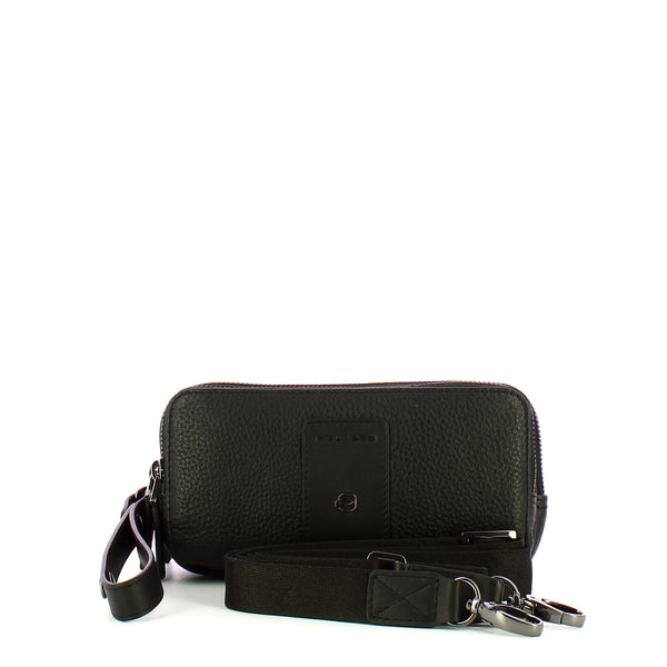 Piquadro - Case with 3 zippers Nero 2 - OUTAC2141S86 - NERO2