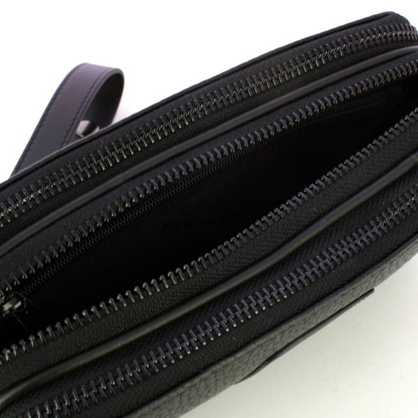 Piquadro - Case with 3 zippers Nero 2 - OUTAC2141S86 - NERO2