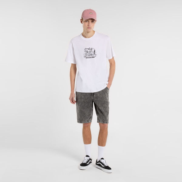 Dickies - Jeans Shorts Garyville Light Gray Wash - DK0A4XCK - LIGHT/GRAY/WASH