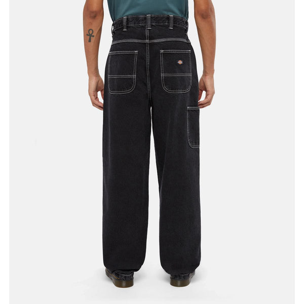 Dickies - Madison Baggy Fit Denim Black Wash Jeans - DK0A4YEC - BLACK/WASH
