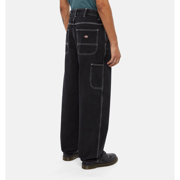 Dickies - Madison Baggy Fit Denim Black Wash Jeans - DK0A4YEC - BLACK/WASH