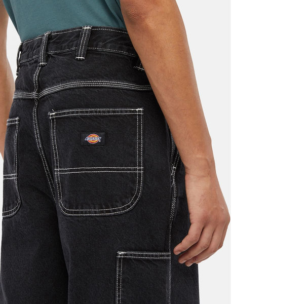 Dickies - Madison Baggy Fit Denim Black Wash Jeans - DK0A4YEC - BLACK/WASH