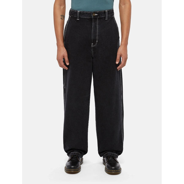 Dickies - Madison Baggy Fit Denim Black Wash Jeans - DK0A4YEC - BLACK/WASH