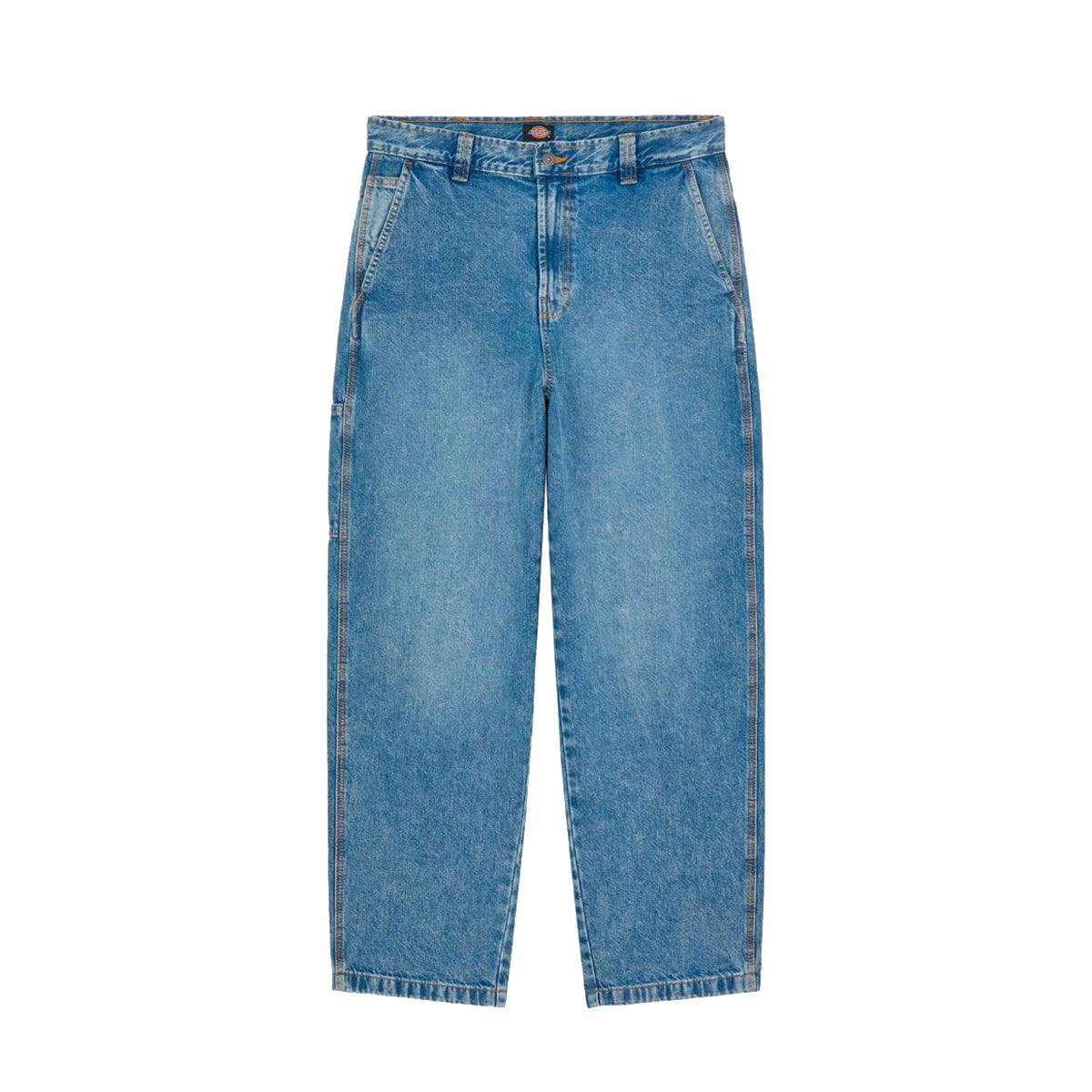 Dickies - Madison Baggy Fit Denim Rinsed Fade Jeans - DK0A4YEC - RINSED/FADE