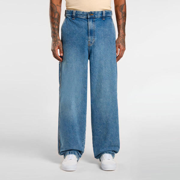 Dickies - Madison Baggy Fit Denim Rinsed Fade Jeans - DK0A4YEC - RINSED/FADE