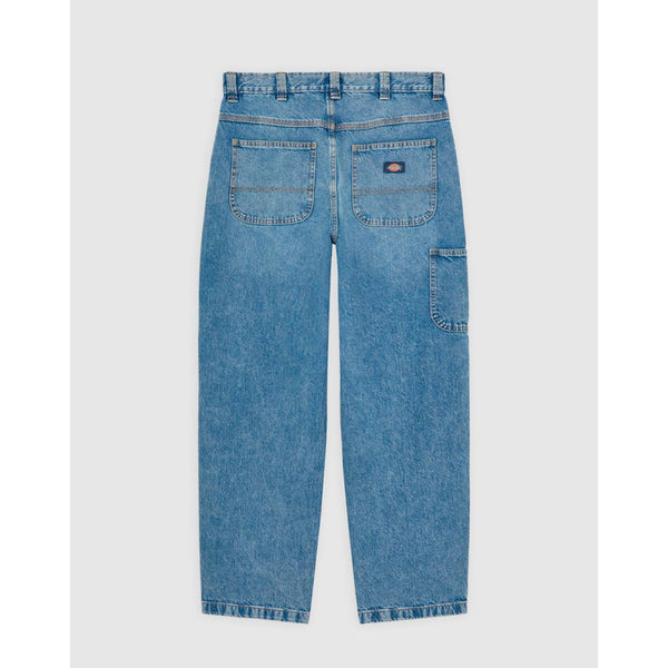 Dickies - Madison Baggy Fit Denim Rinsed Fade Jeans - DK0A4YEC - RINSED/FADE