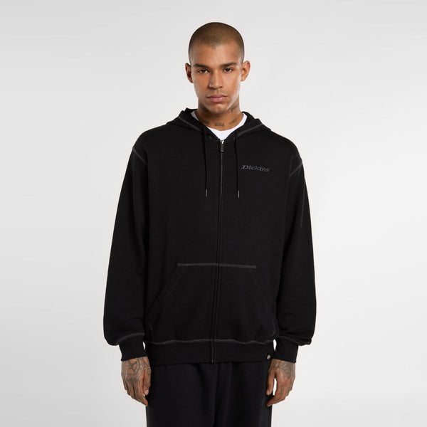 Dickies - Roy FZ Black Hoodie - DK0A4Z6X - BLACK