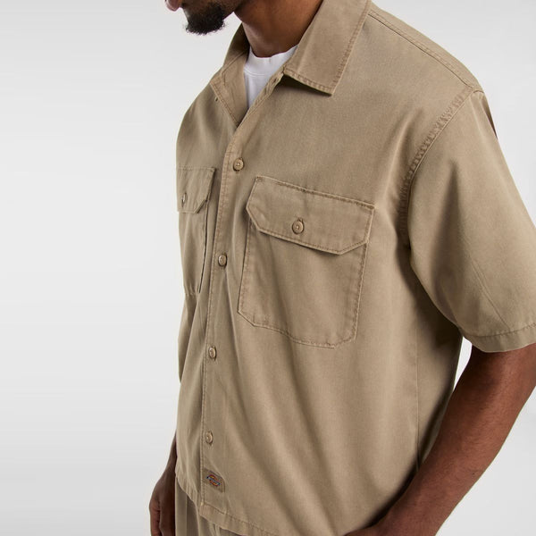 Dickies - Unionville Desert Sand Work Shirt - DK0A4Z7Q - DESERT/SAND