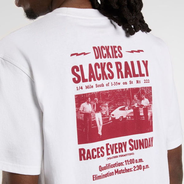 Dickies - Slacks Rally White T-Shirt - DK0A4Z8U - WHITE