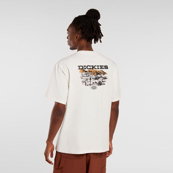 Dickies - Slacks Landascape Egret T-Shirt - DK0A4Z8V - EGRET