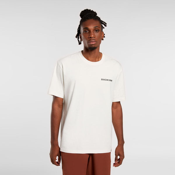 Dickies - Slacks Landascape Egret T-Shirt - DK0A4Z8V - EGRET