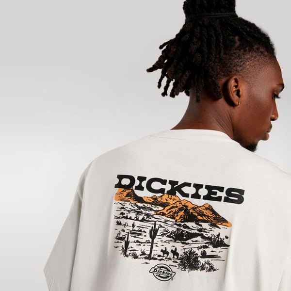Dickies - Slacks Landascape Egret T-Shirt - DK0A4Z8V - EGRET