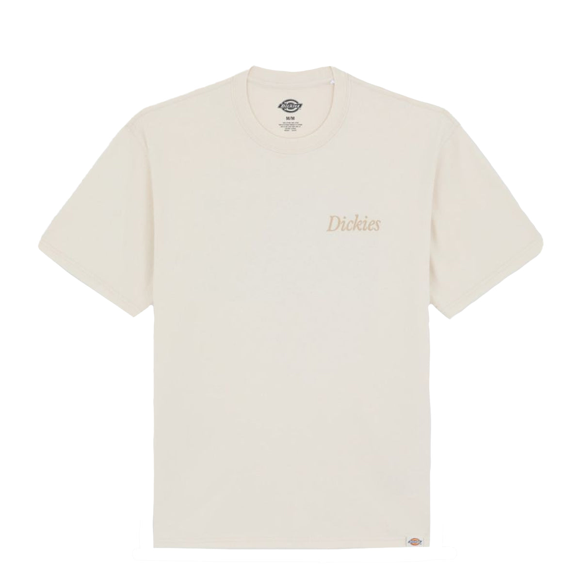 Dickies - Companion Script Whitecap Gray T-Shirt - DK0A4Z92 - WHITECAP/GRAY