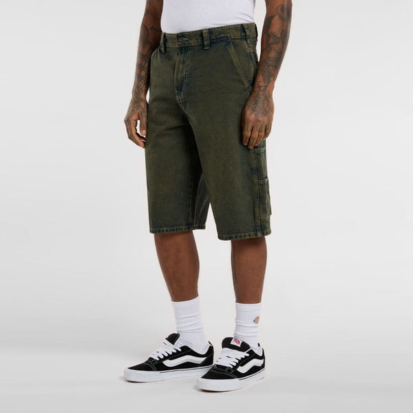 Dickies - Painter Loose Denim Green Tone Fade Short Jeans - DK0A4ZAS - GREEN/TONE/FADE