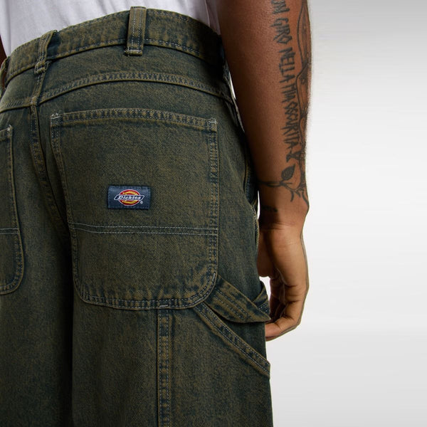 Dickies - Painter Loose Denim Green Tone Fade Short Jeans - DK0A4ZAS - GREEN/TONE/FADE