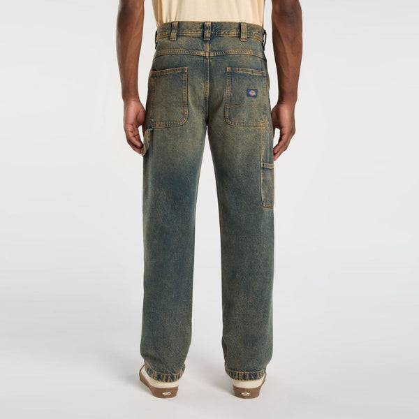 Dickies - Stevensville Carpenter Denim Yellow Fade Ind Jeans - DK0A863T - YELLOW/FADE/IND