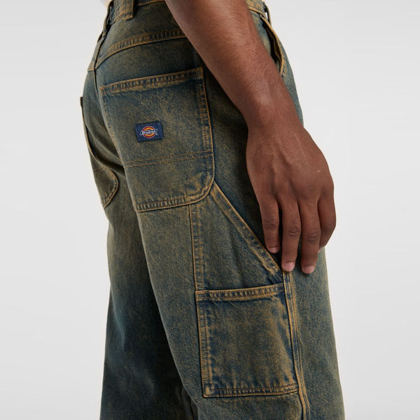Dickies - Stevensville Carpenter Denim Yellow Fade Ind Jeans - DK0A863T - YELLOW/FADE/IND