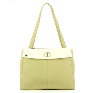 Twinset - I'm Not A Lady Bic. Khaki Green Madreperla Small Tote - 251TB7041 - BIC.KHAKI/GREEN/MADREPERLA