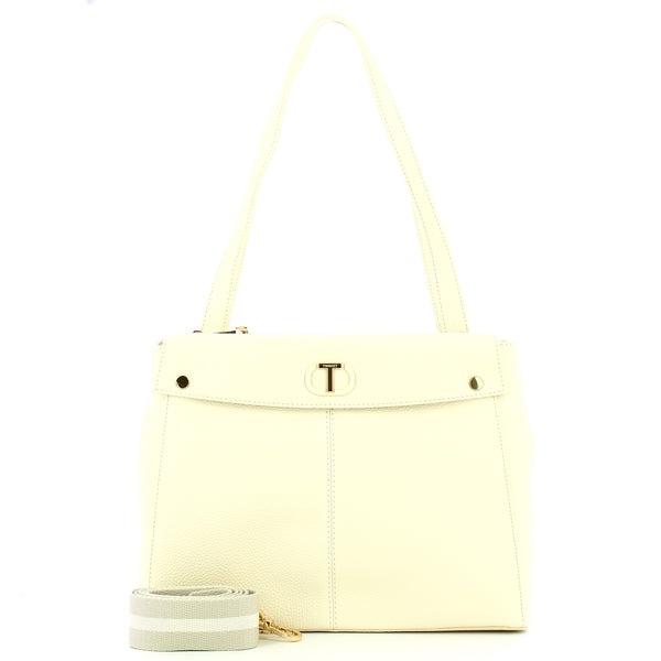 Twinset - I'm Not A Lady Madreperla Small Tote - 251TB7041 - MADREPERLA