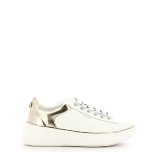 Twinset - Oval T Bic. Ottico Oro leather Sneakers - 251TCP042 - BIC.OTTICO/ORO