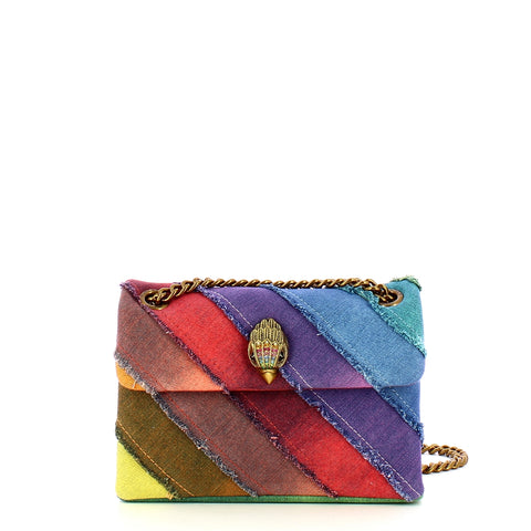 Kurt Geiger - Tracolla Denim Mini Kensington Bag Other 2 | Italystation.com Shop Now at italystation.com