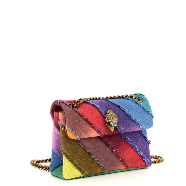 Kurt Geiger - Tracolla Denim Mini Kensington Bag Other 2 | Italystation.com Shop Now at italystation.com