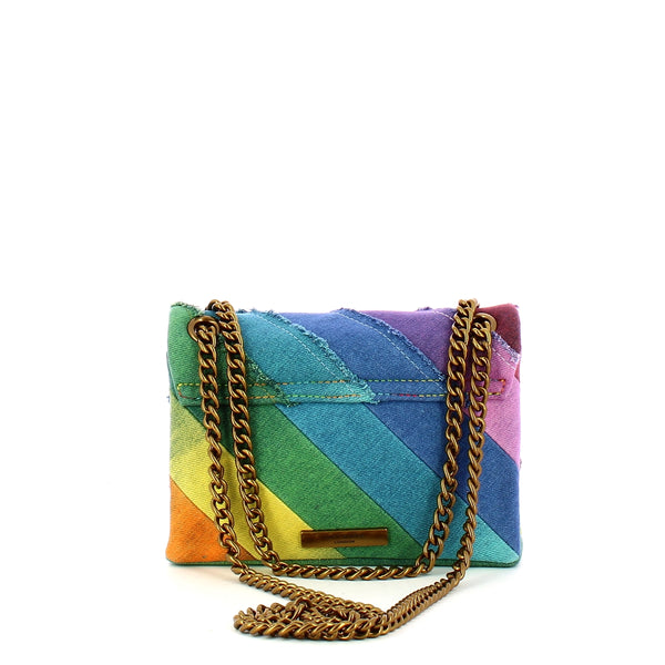 Kurt Geiger - Tracolla Denim Mini Kensington Bag Other 2 | Italystation.com Shop Now at italystation.com