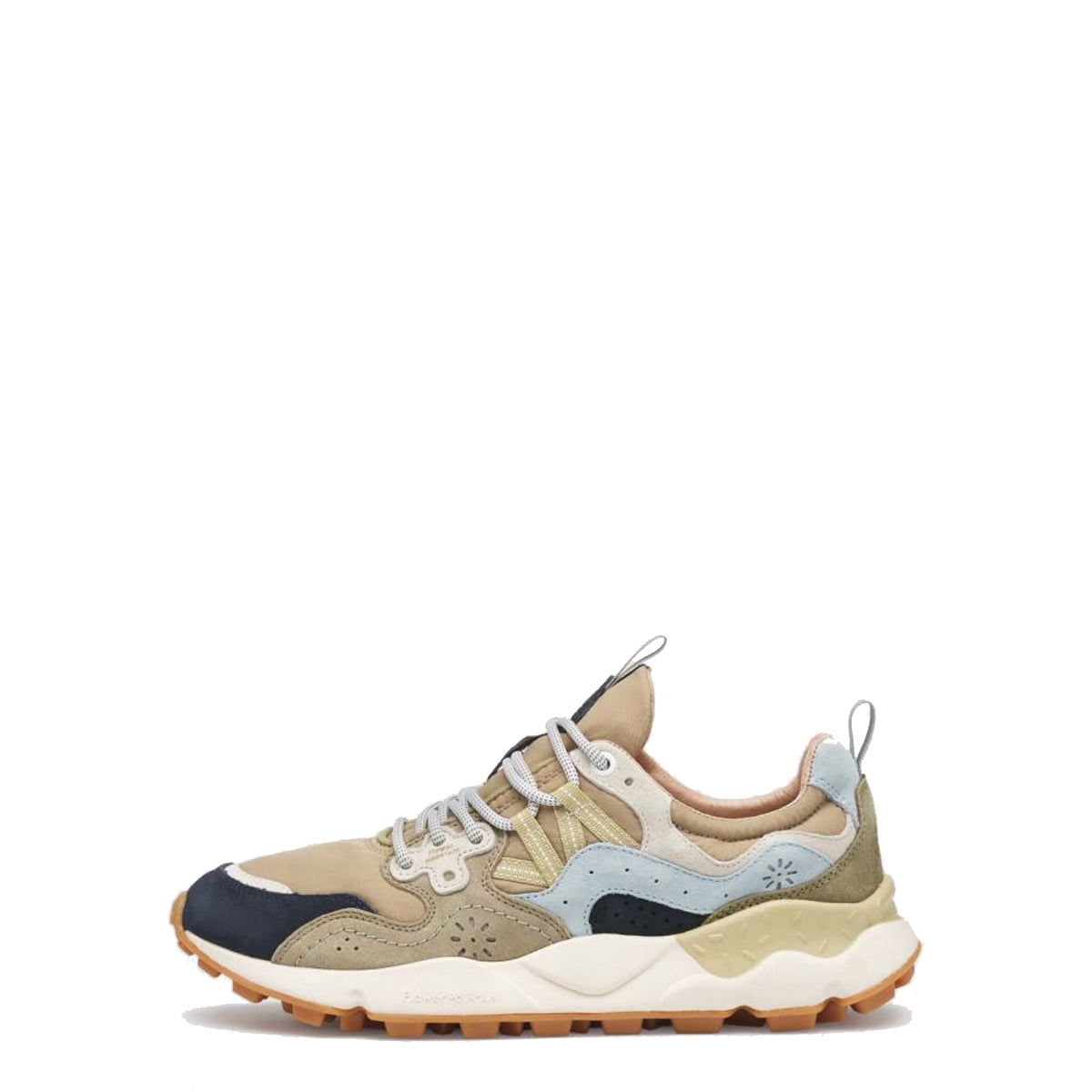 Flower Mountain - Men's Sneakers Yamano 3 Black Brown Army Green - 201781601 - BLACK-BROWN-ARMY/GREEN