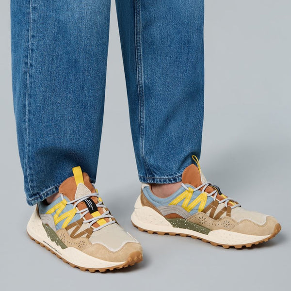 Flower Mountain - Men's Sneakers Washi Sand Grey - 201784301 - SAND-GREY