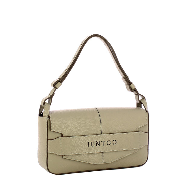 Iuntoo - Silvia Large Cappuccino Shoulder Bag - 186001 - CAPPUCCINO/C05