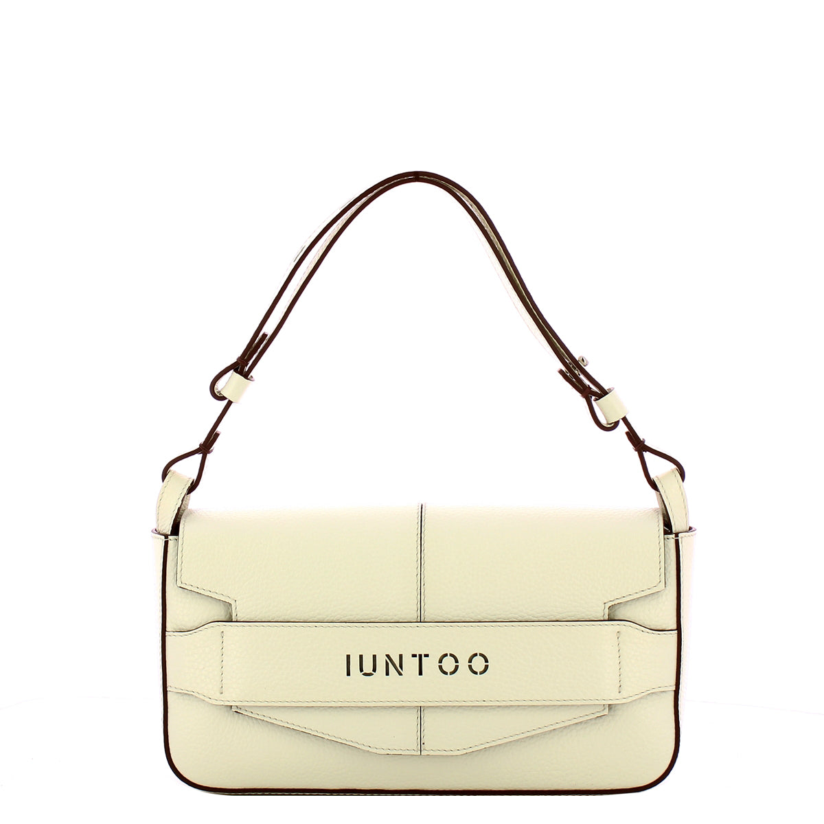 Iuntoo - Silvia Large Panna Shoulder Bag - 186001 - PANNA/C38