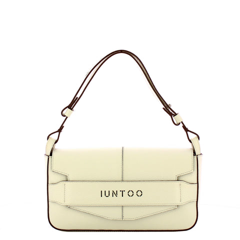 Iuntoo - Silvia Large Panna Shoulder Bag - 186001 - PANNA/C38