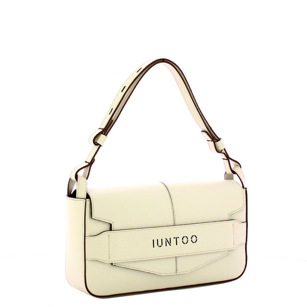 Iuntoo - Silvia Large Panna Shoulder Bag - 186001 - PANNA/C38