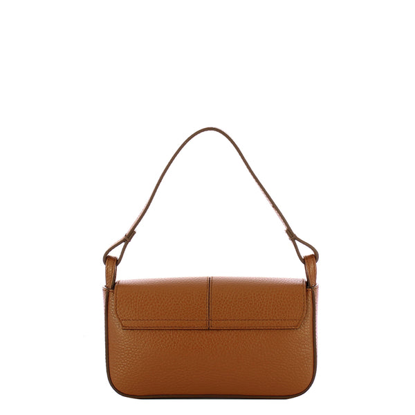 Iuntoo - Silvia Small Cuoio Shoulder Bag - 186003 - CUOIO/C17