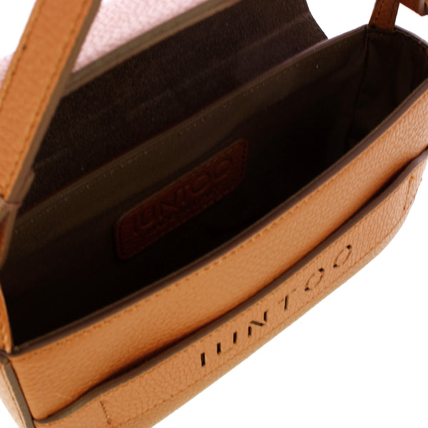 Iuntoo - Silvia Small Cuoio Shoulder Bag - 186003 - CUOIO/C17