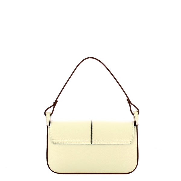 Iuntoo - Silvia Small Panna Shoulder Bag - 186003 - PANNA/C38