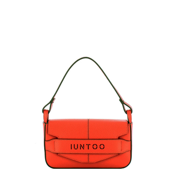 Iuntoo - Silvia Small Rosso Shoulder Bag - 186003 - ROSSO/C42