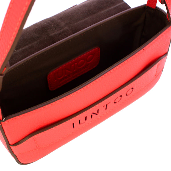 Iuntoo - Silvia Small Rosso Shoulder Bag - 186003 - ROSSO/C42