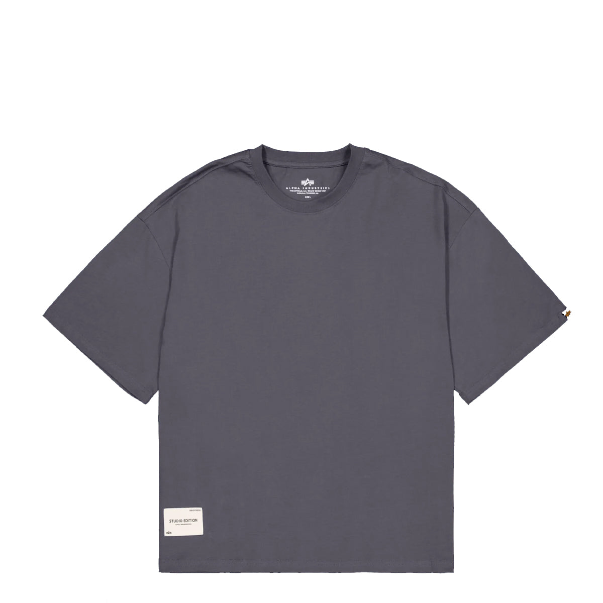 Alpha Industries - Studio Edition Vintage Grey T-Shirt - X156550 - VINTAGE/GREY