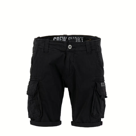 Alpha Industries - Crew Short Black Shorts - X176203 - BLACK