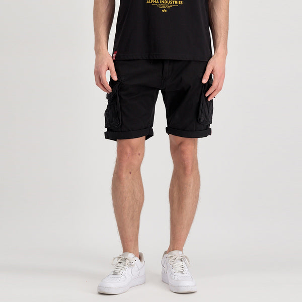 Alpha Industries - Crew Short Black Shorts - X176203 - BLACK