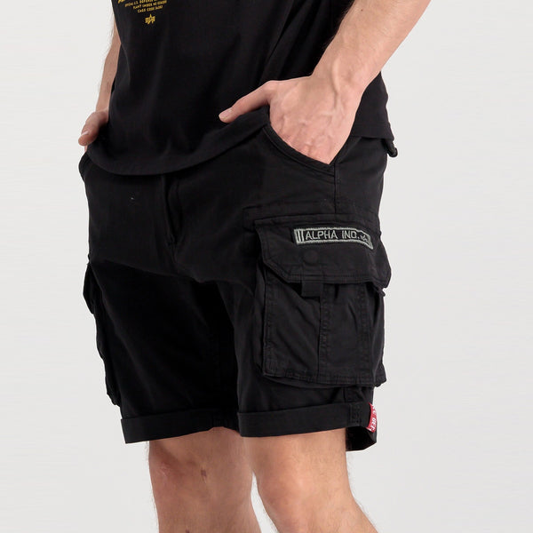 Alpha Industries - Crew Short Black Shorts - X176203 - BLACK