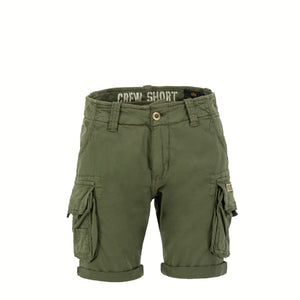 Alpha Industries - Crew Short Dark Olive Shorts - X176203 - DARK/OLIVE