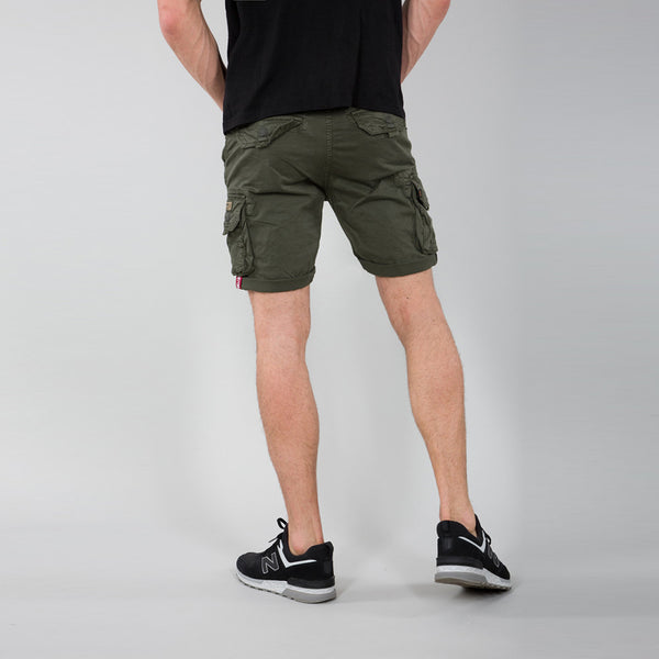 Alpha Industries - Crew Short Dark Olive Shorts - X176203 - DARK/OLIVE