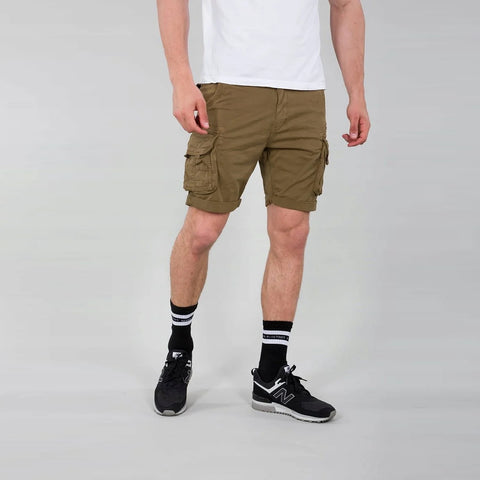 Alpha Industries - Pantaloncini Crew Short Khaki - X176203 - KHAKI